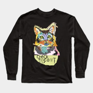 Check MEOWT Long Sleeve T-Shirt